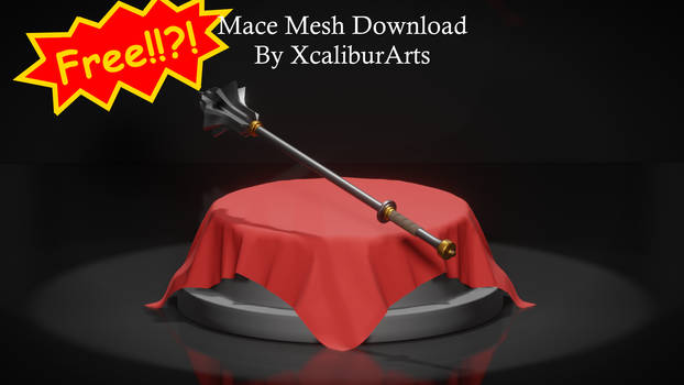 Free 3D/MMD Mace Mesh Download