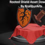 3D/MMD Rooted Shield Asset Download