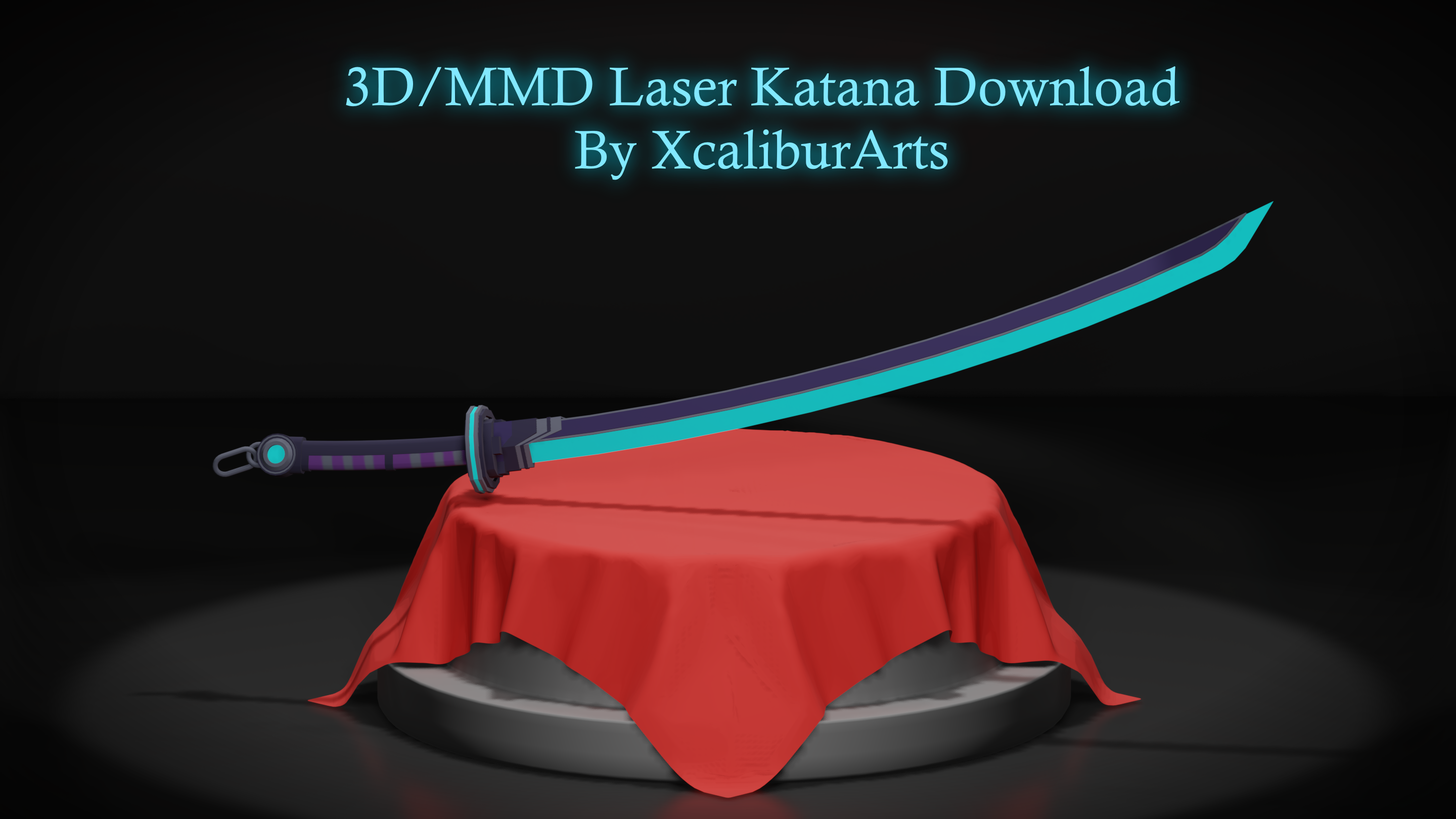 3D/MMD Laser Katana Download