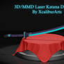3D/MMD Laser Katana Download