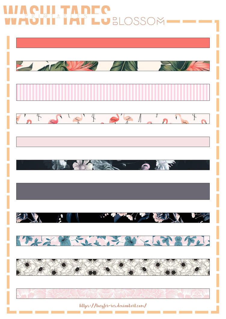 Printable Washi Tape 11 Free Printable Christmas Washi Tapes
