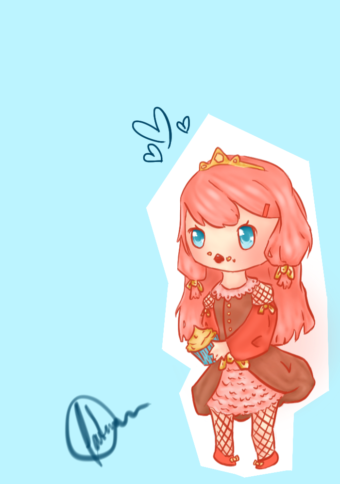 Cupcake Princess (Shading Practice)