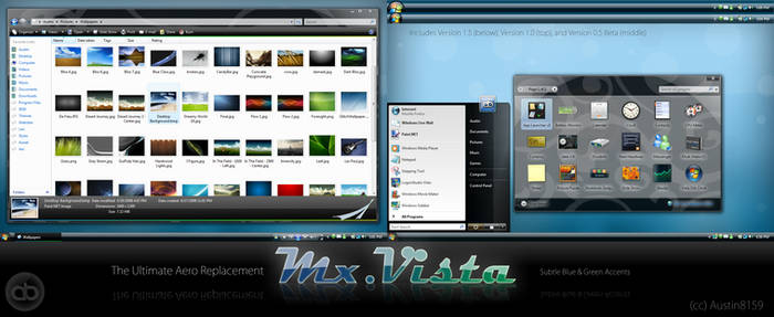 MX for Vista - 3 Visual Styles