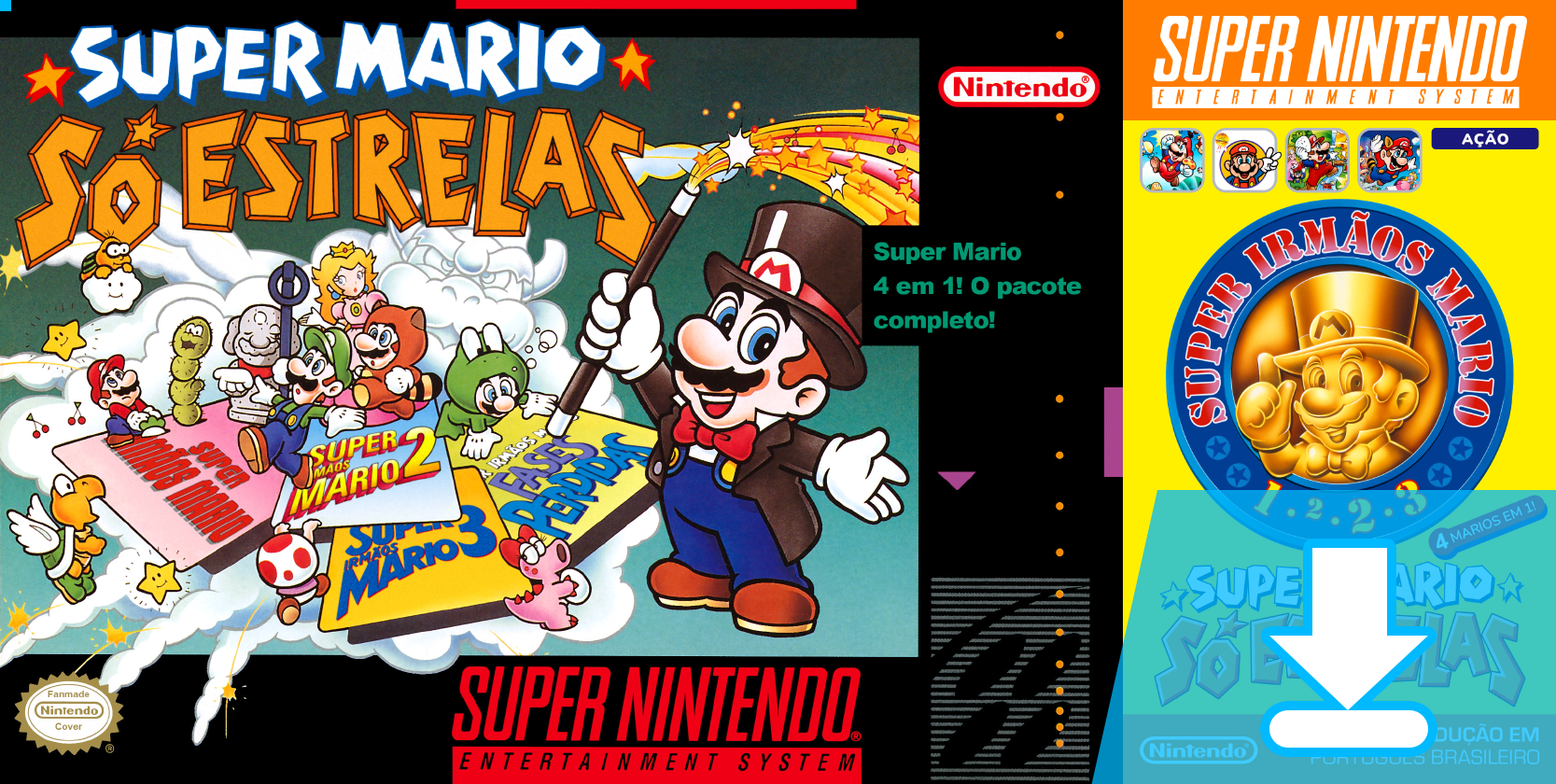 Super Mario 2 PT-BR Boxarts by BMatSantos on DeviantArt