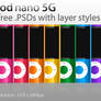 iPod nano 5G - 9 free .PSDs