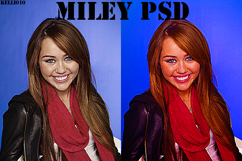 Miley PSD by kelli010 on DeviantArt