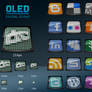 OLED social icons