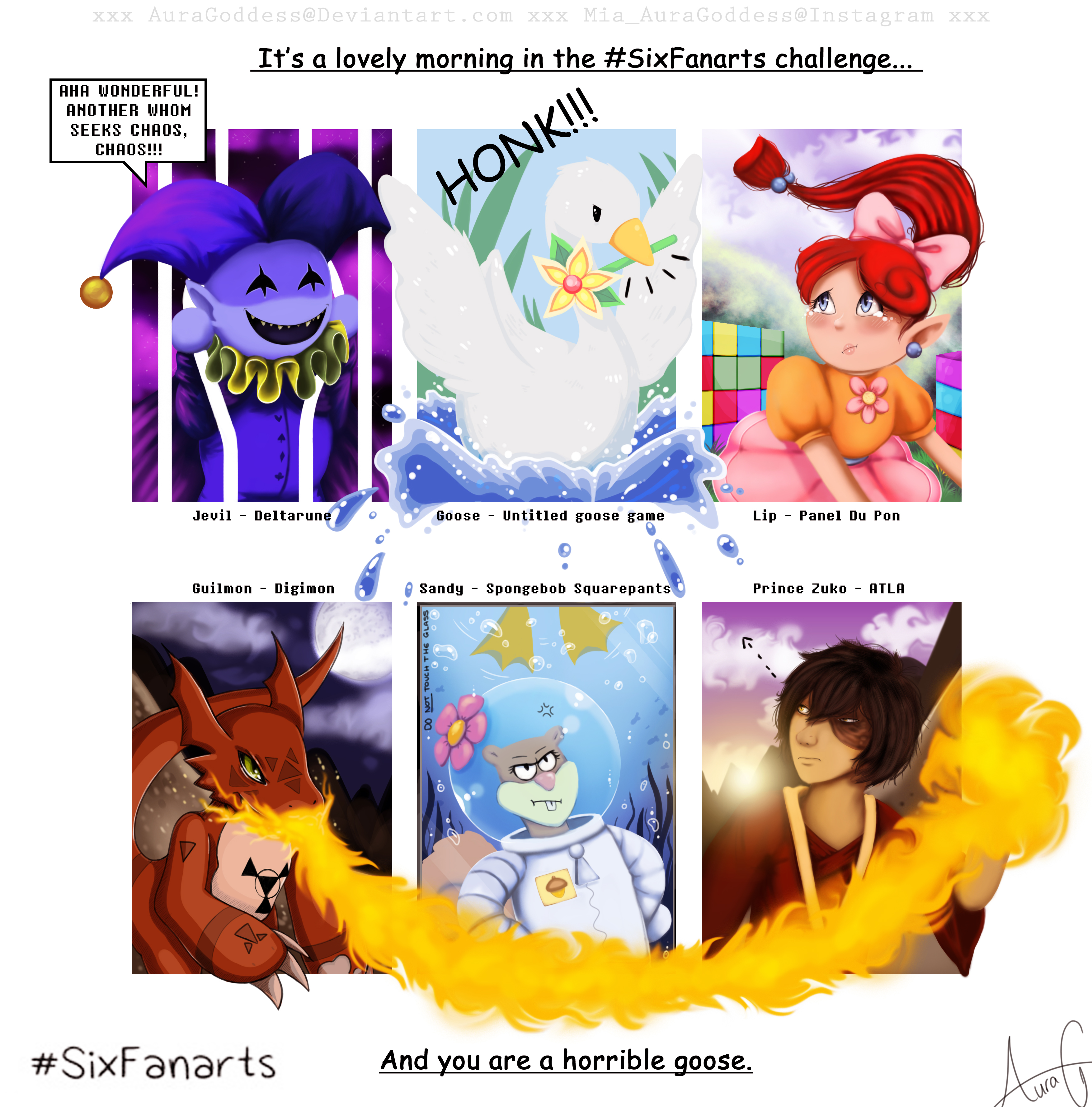 #Sixfanarts Challenge 2020 by AuraGoddess on DeviantArt