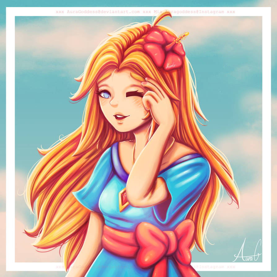 Marin - Link's awakening fanart by AuraGoddess on DeviantArt
