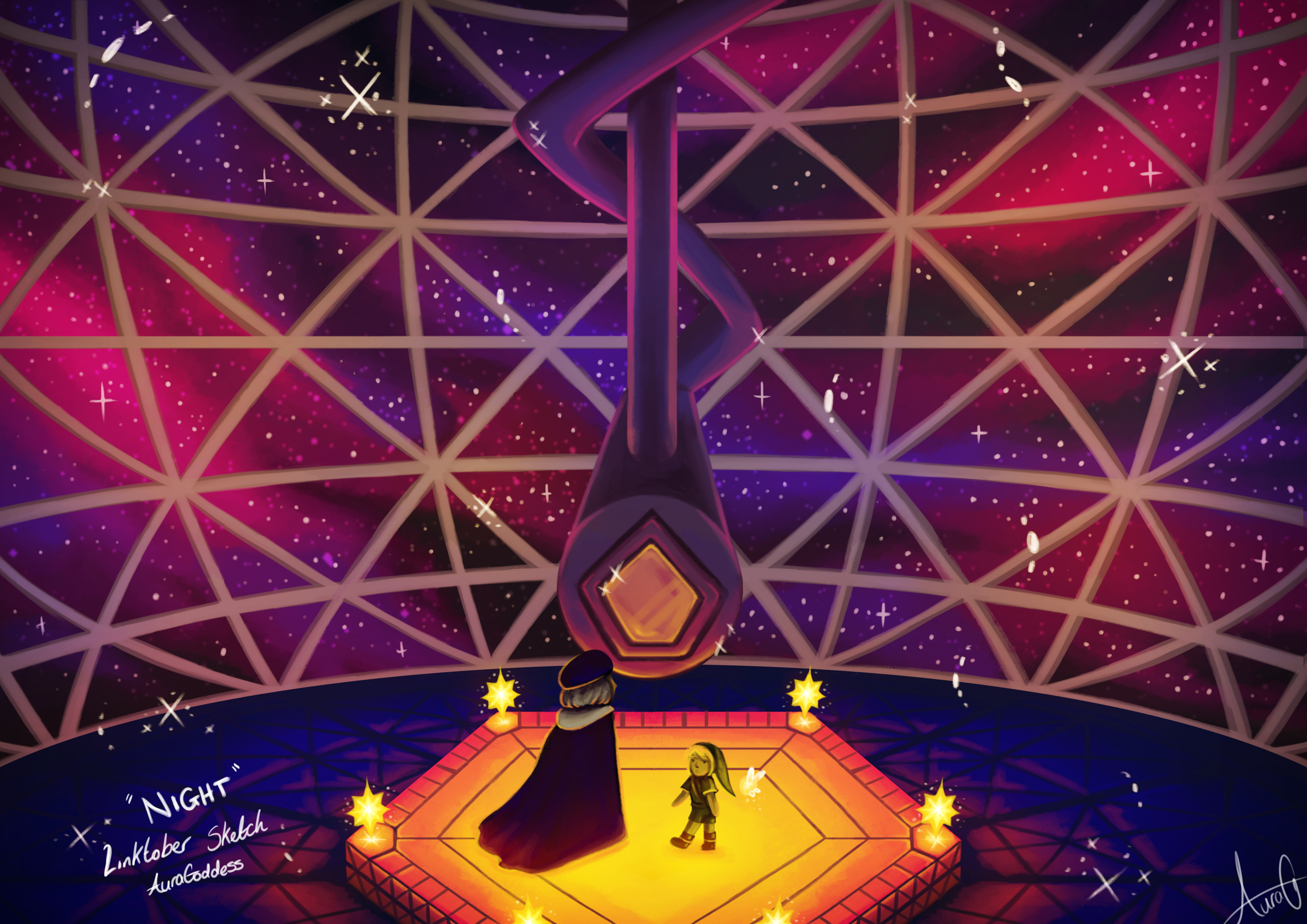 Linktober 2021 Day 12 - Night by AuraGoddess on DeviantArt