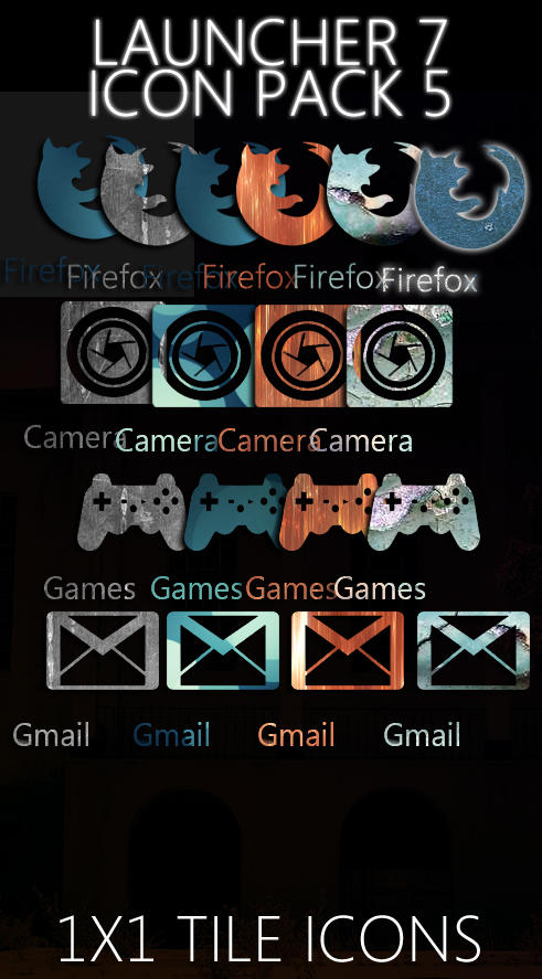 Launcher 7 Icon Pack 5 by DesignsByTopher on DeviantArt