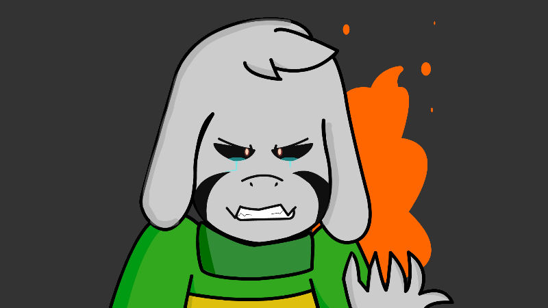Asriel from GlitchTale Fan Art! by cartman8 on DeviantArt