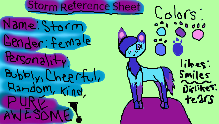 Storm Reference Sheet by StormWolves12 on DeviantArt