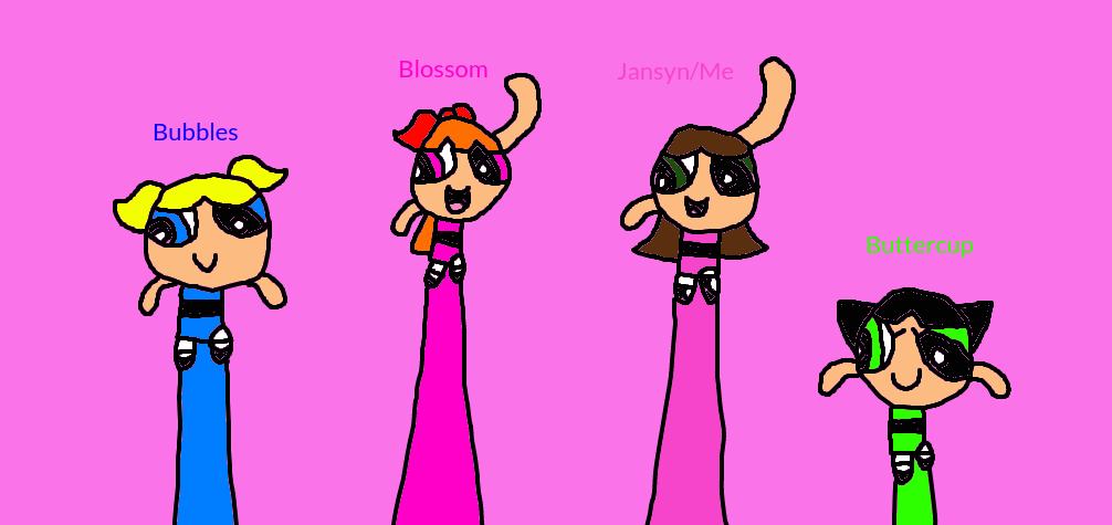 Jansyn and the PowerPuff girls by jrg2004 on DeviantArt