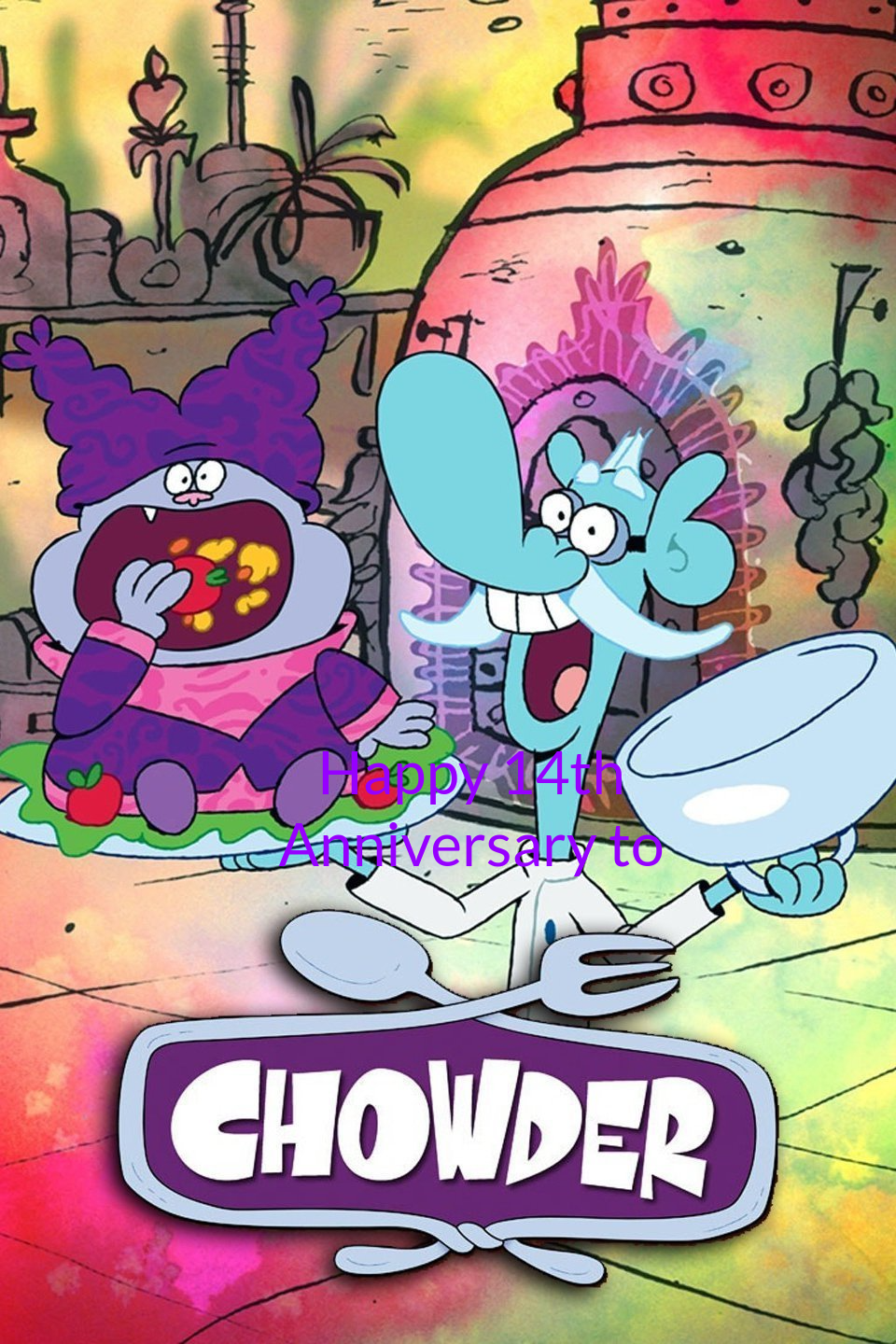 Happy 14th Anniversary to Chowder by jrg2004 on DeviantArt