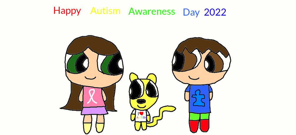 Jansyn, Ollie and Wubbzy for Austism Awareness Day by jrg2004 on DeviantArt