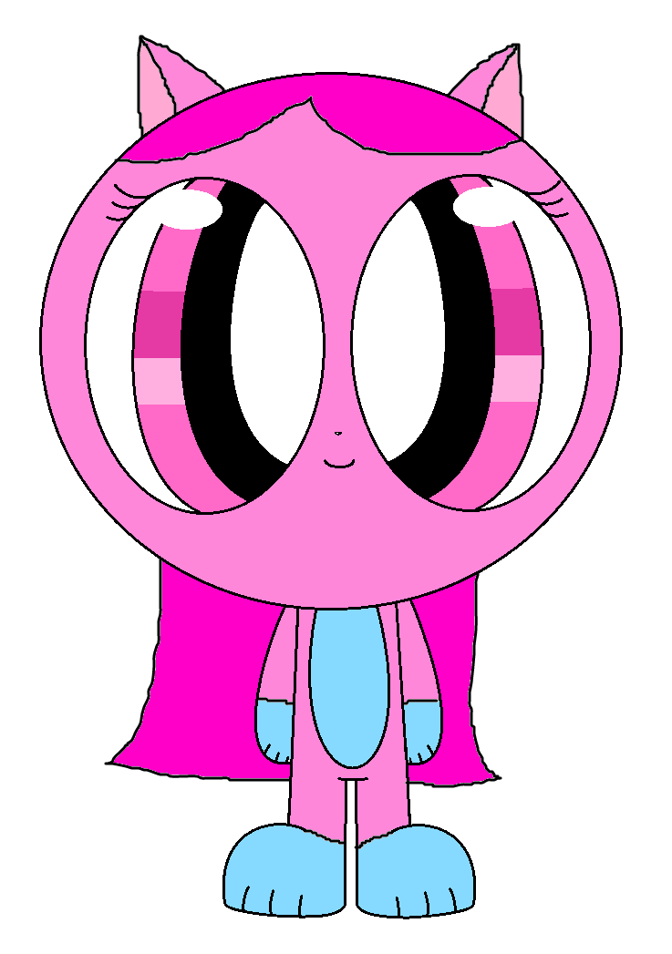 Bubblegum as a cat in VanillArt-Angelical style by jrg2004 on DeviantArt