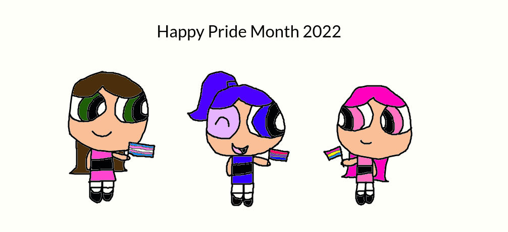 Jansyn, Becky and Bubblegum for Pride Month 2022 by jrg2004 on DeviantArt