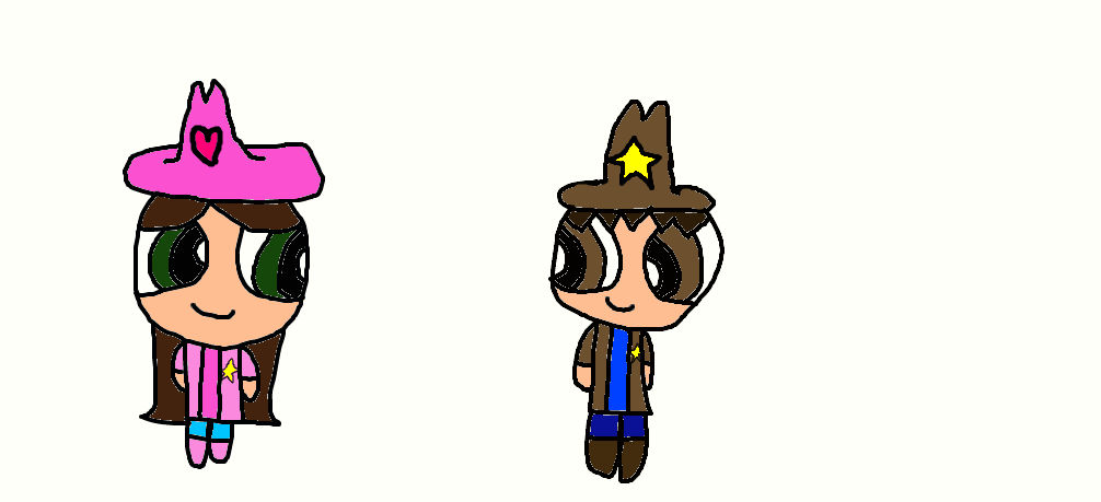 Me and Ollie as cowpokes by jrg2004 on DeviantArt