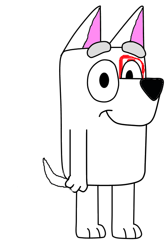 Bullseye the Target Dog in Bluey style by jrg2004 on DeviantArt
