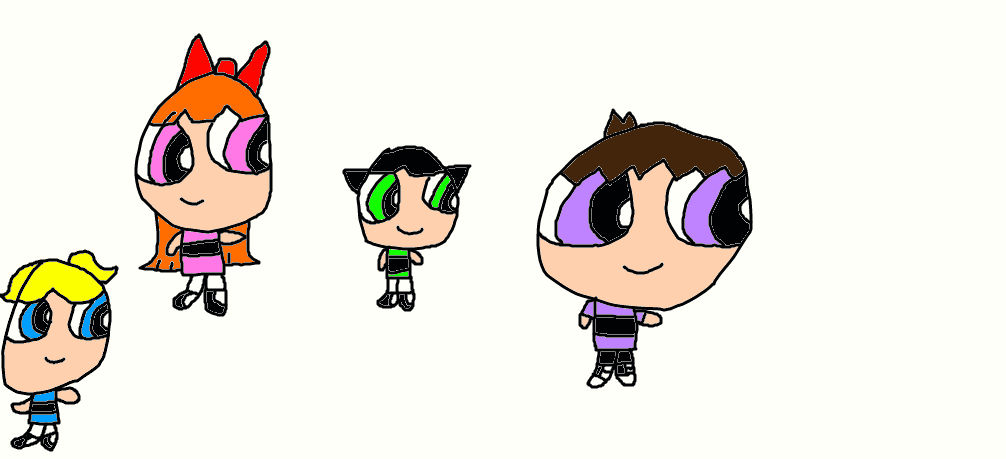 Mini getting chased by the Powerpuff Girls by jrg2004 on DeviantArt