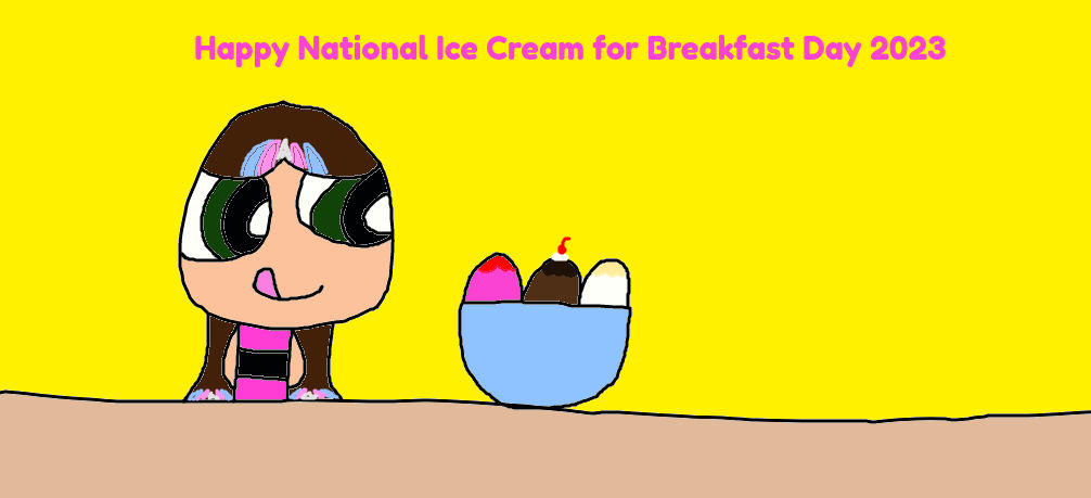 Happy National Ice Cream for Breakfast Day 2023 by jrg2004 on DeviantArt
