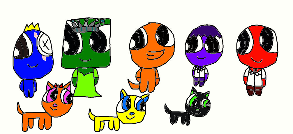 Powerpuff Wolves vs. Rainbow Friends by jrg2004 on DeviantArt