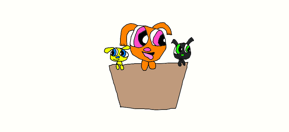 Powerpups in a basket by jrg2004 on DeviantArt