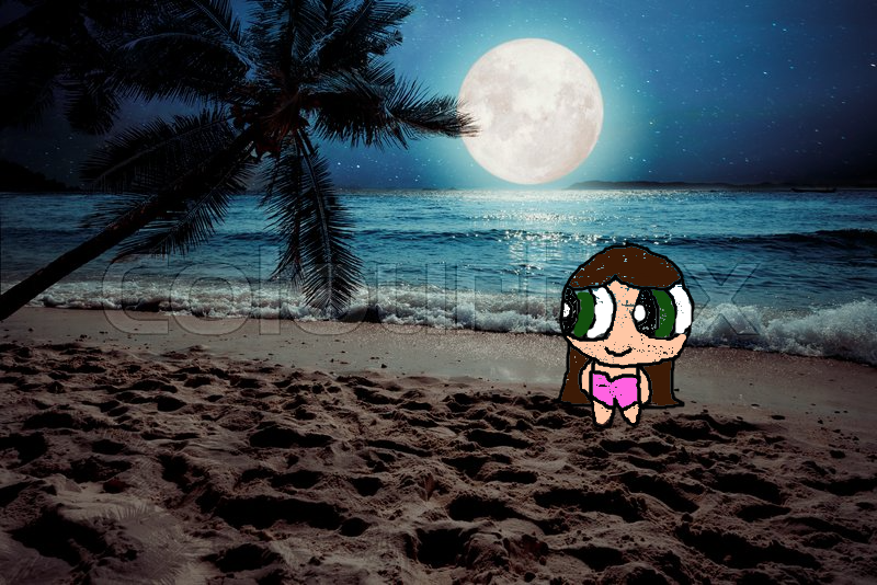 Me saw at the beach at night by jrg2004 on DeviantArt