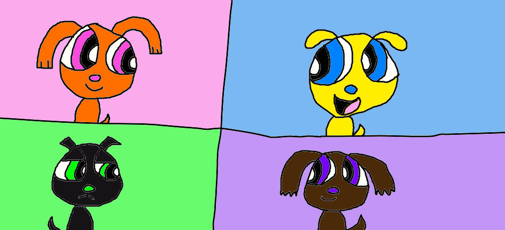 Powerpups and Bunny by jrg2004 on DeviantArt