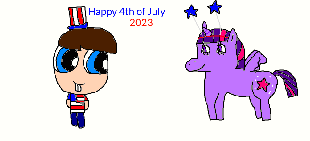 Timmy Turner and Twilight Sparkle for 4th of July by jrg2004 on DeviantArt