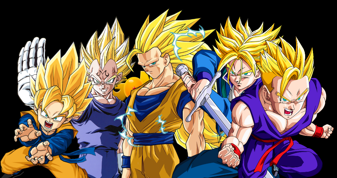 Dragon Ball Z Super Saiyans Fan Art by robertly3 on DeviantArt