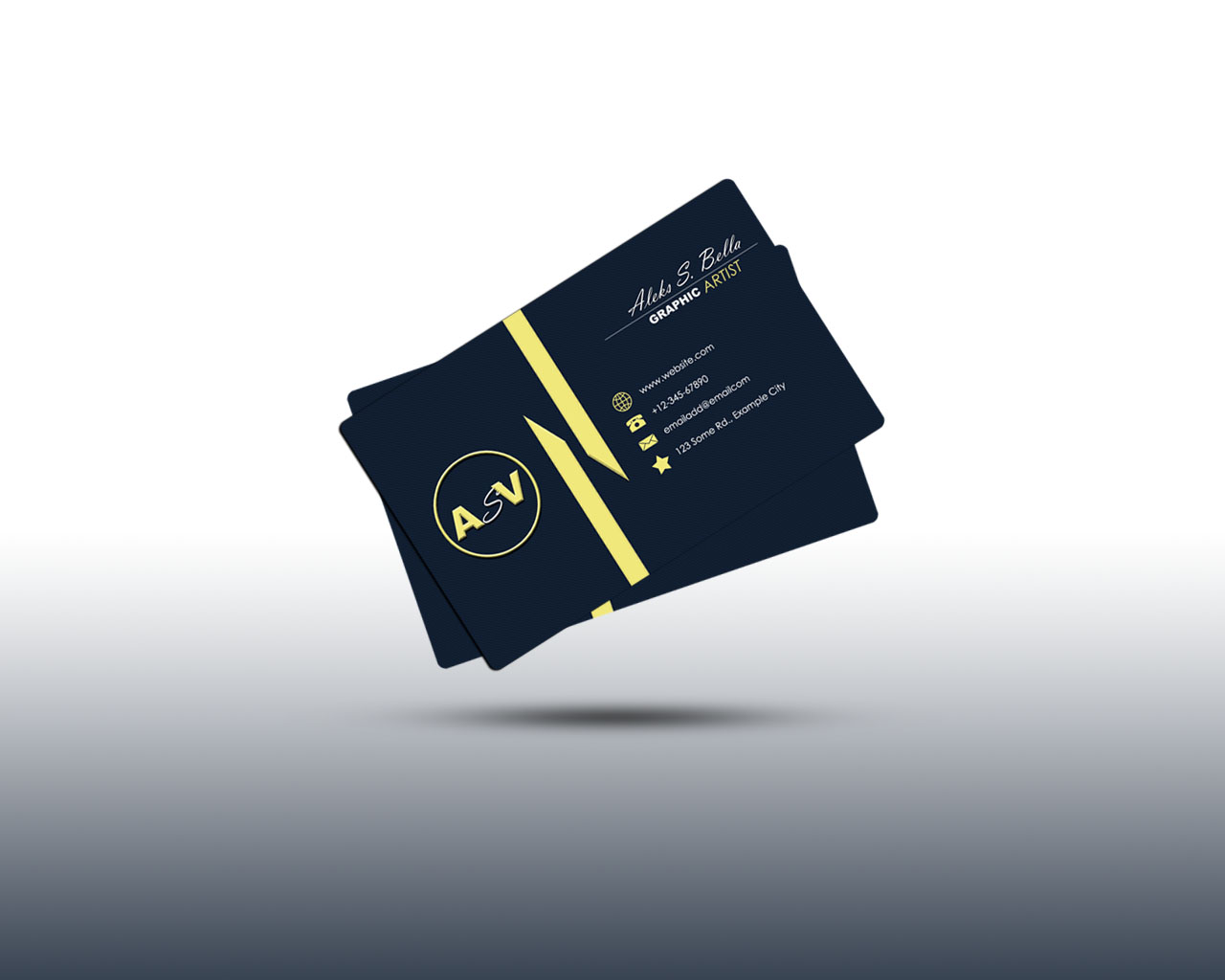 BCard Template 2014 by aleksite on DeviantArt