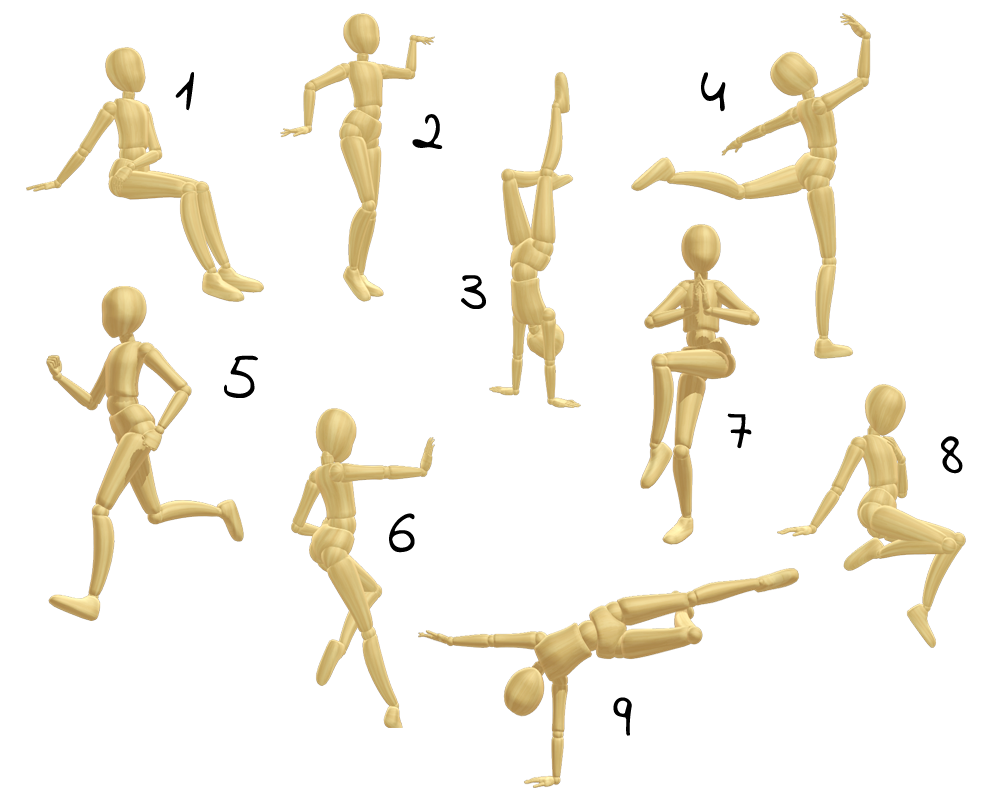 Pose pack #1 by SnowEmbrace on DeviantArt
