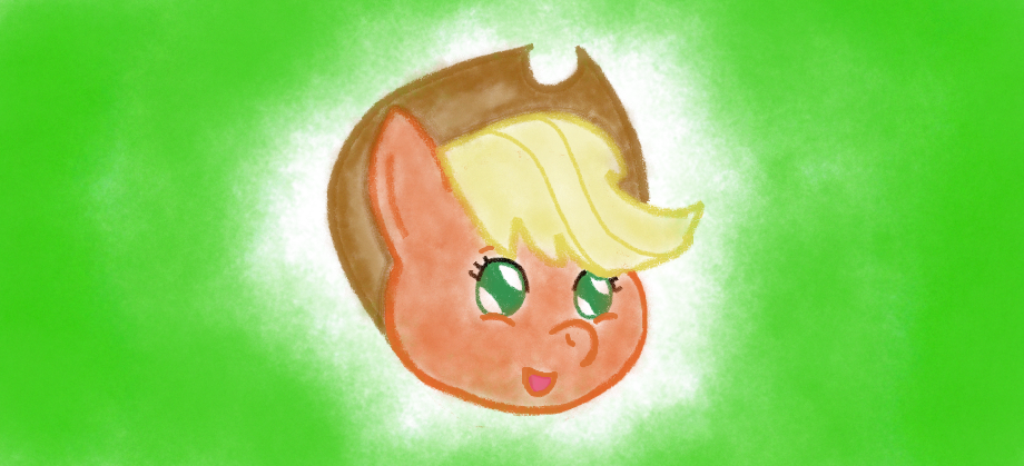 Applejack crayon