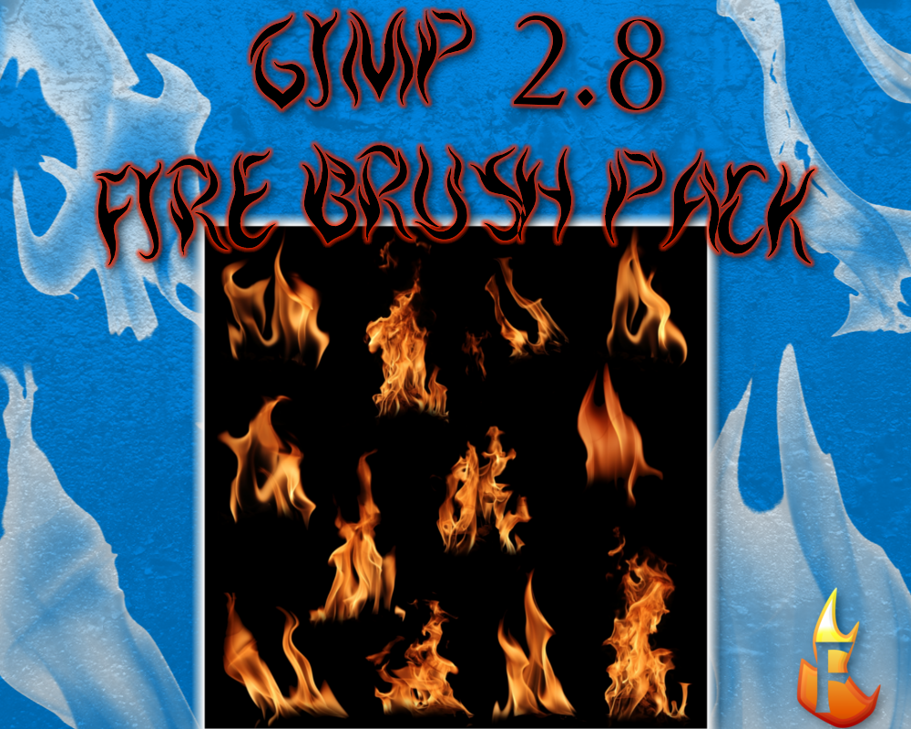 flame brushes gimp for mac