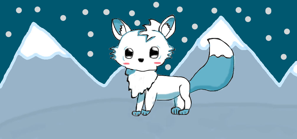 Aurora the Arctic Fox by KupcakeDraws on DeviantArt