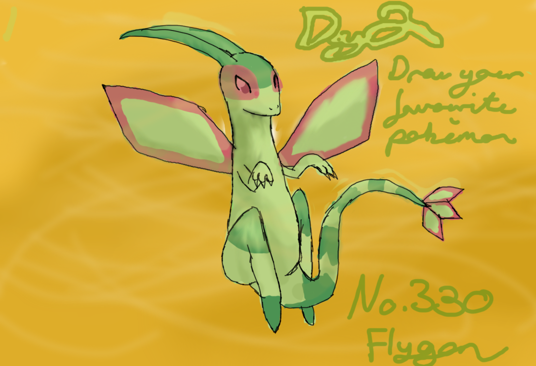 Day 2 - Draw your Favourite Pokemon of All Time