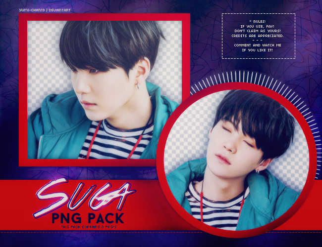 PNG PACK: Suga (BTS) #4