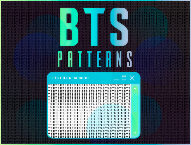 PATTERNS: BTS #1 by Hallyumi on DeviantArt