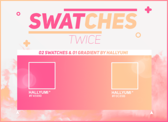 TWICE's members official colors