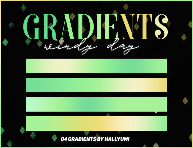 GRADIENTS: Windy Day by Hallyumi on DeviantArt