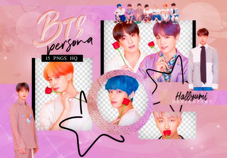 PNG PACK: BTS #68 | MAP OF THE SOUL: PERSONA by Hallyumi on DeviantArt