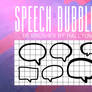 BRUSHES: SPEECH BUBBLES