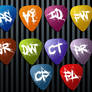 Adobe Guitar Pick Icons