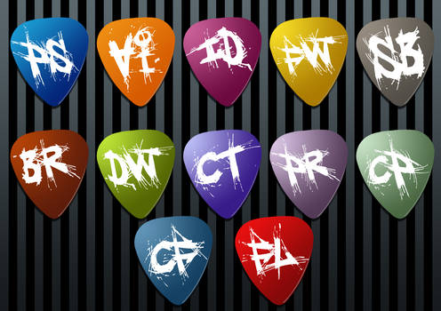 Adobe Guitar Pick Icons