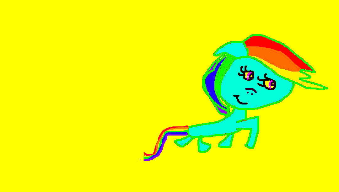 filly rainbow dash by jillfuzzyrainbow on DeviantArt