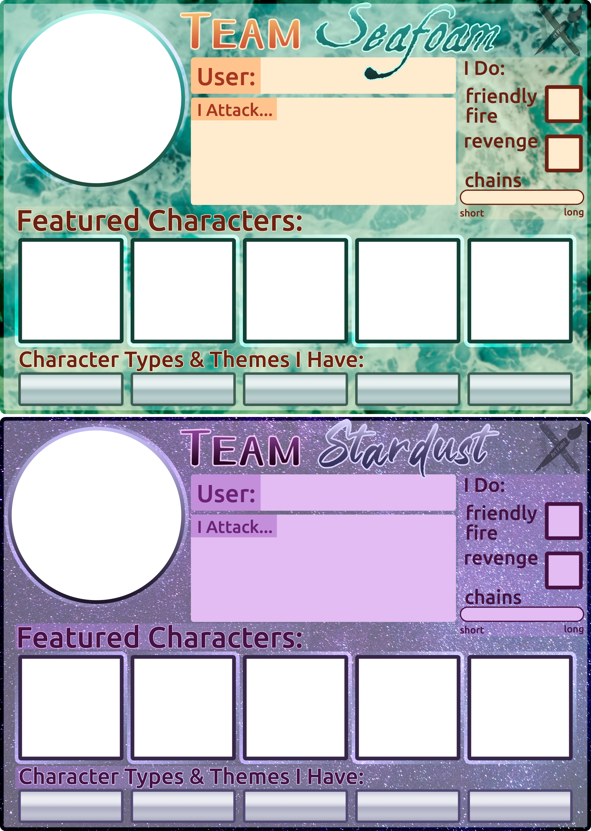ArtFight 2024 Templates by armaina on DeviantArt