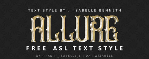 ASL TEXT STYLE : ALLURE