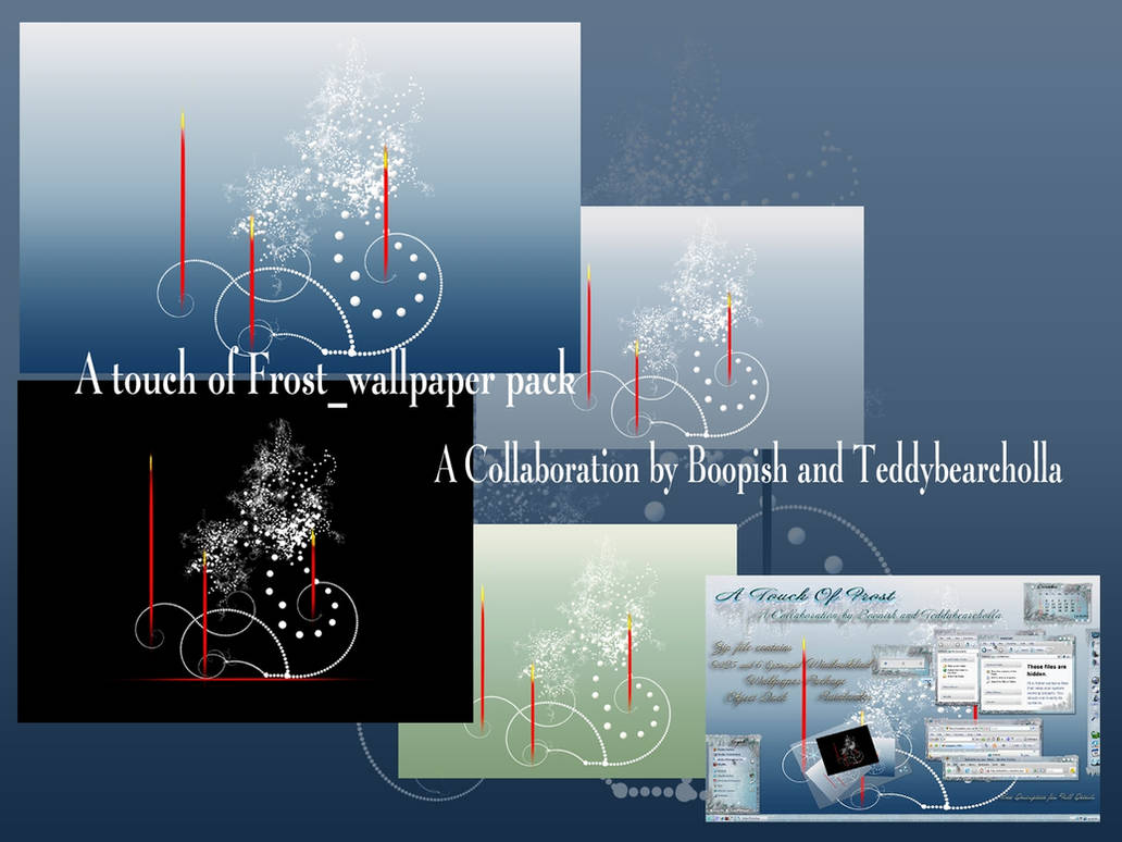 Frosted wallpaper pack by teddybearcholla